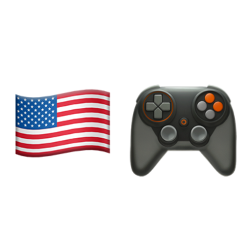 🇺🇸🎮 Emoji Domain iOS rendering